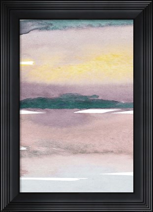 Framed Cotton Candy Sky I Print