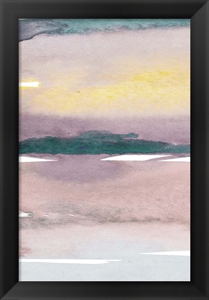 Framed Cotton Candy Sky I Print