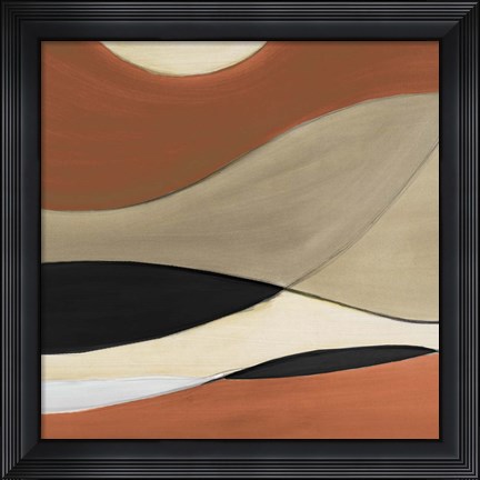 Framed Coalescence Neutral Square III Print