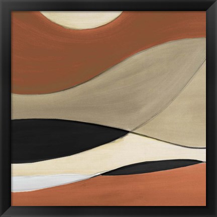 Framed Coalescence Neutral Square III Print