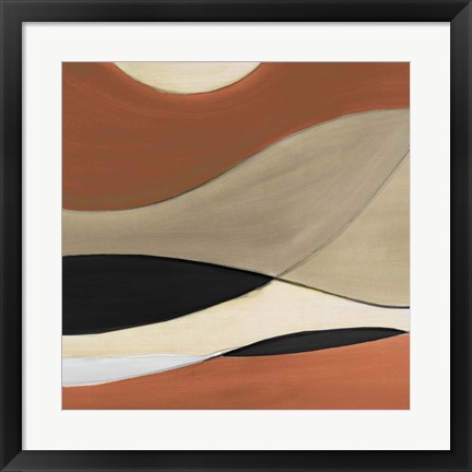 Framed Coalescence Neutral Square III Print