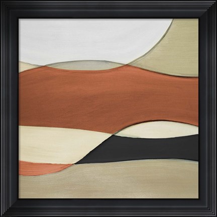 Framed Coalescence Neutral Square IV Print