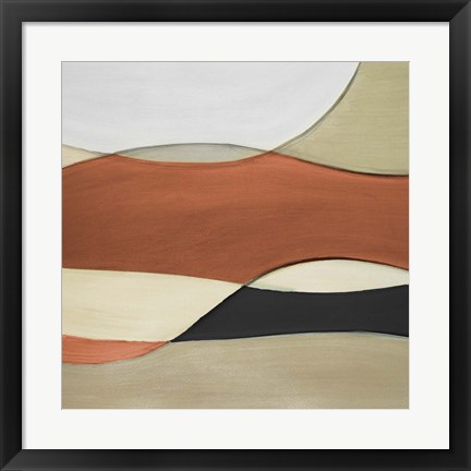 Framed Coalescence Neutral Square IV Print