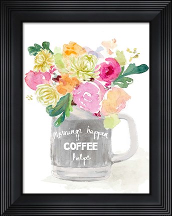 Framed Spring Morning Vase Print
