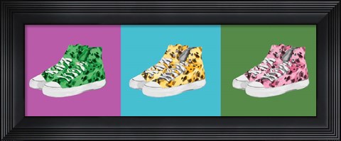 Framed Fun Fashion High Tops Print