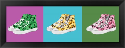 Framed Fun Fashion High Tops Print