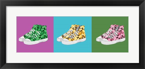 Framed Fun Fashion High Tops Print