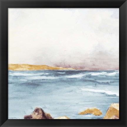 Framed Along The Golden Coast I Print