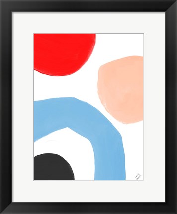 Framed Bright Shape of Things I Print