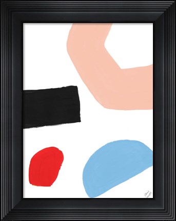 Framed Bright Shape of Things II Print