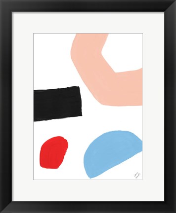 Framed Bright Shape of Things II Print