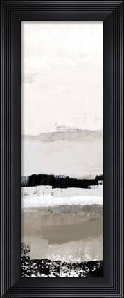 Framed Polite Neutral Journey Panel I Print