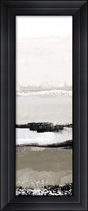 Framed Polite Neutral Journey Panel II Print