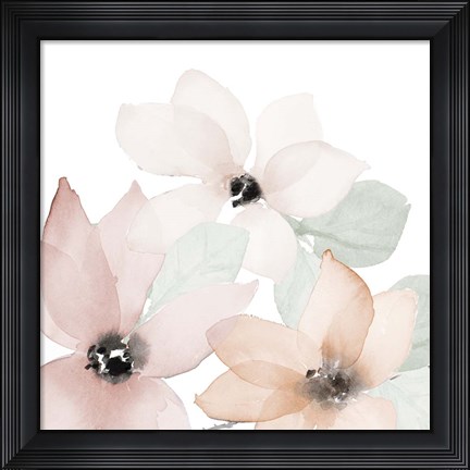 Framed Blooming Whispers Close-Up II Print