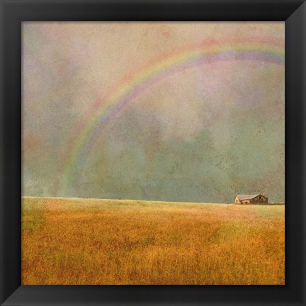 Framed After The Rain Rainbow Print