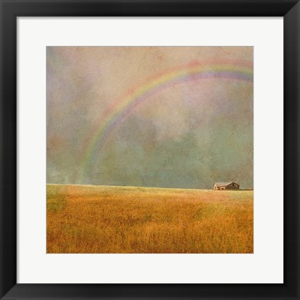 Framed After The Rain Rainbow Print