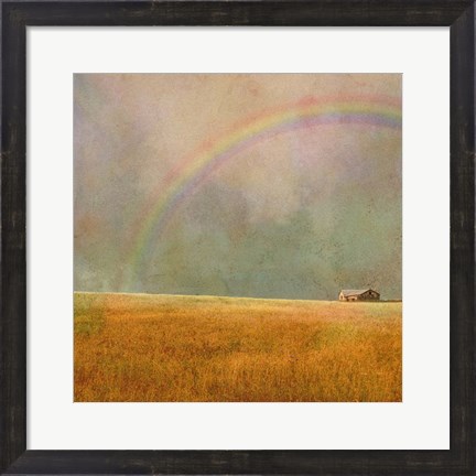 Framed After The Rain Rainbow Print