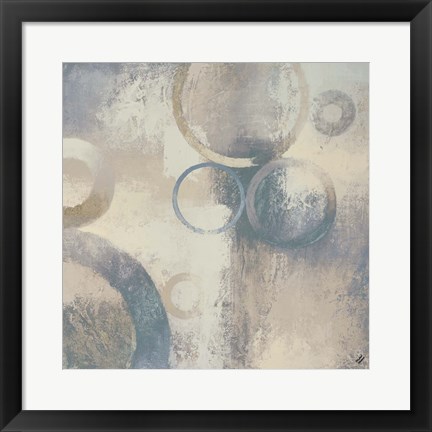 Framed Muted Cobalt I Print