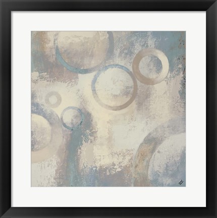 Framed Muted Cobalt II Print