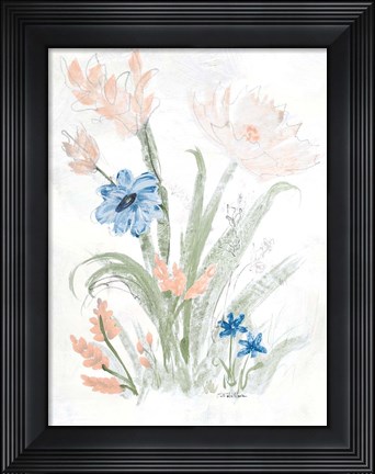 Framed Spring Garden I Print