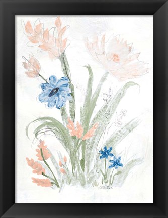 Framed Spring Garden I Print