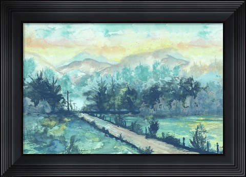Framed Beyond The Fence Print