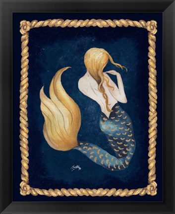 Framed Mermaid Dreams Print