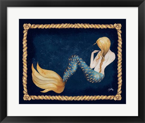 Framed Elegant Mermaid Print