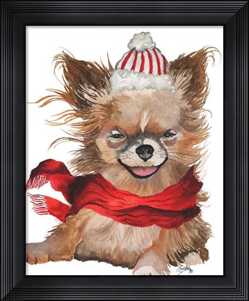 Framed Lady Yorki Print