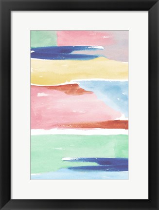 Framed Rainbow Explosion II Print