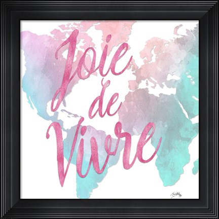 Framed Joie de Vivre Print