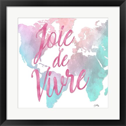 Framed Joie de Vivre Print