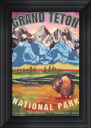 Framed Grand Teton National Park Print