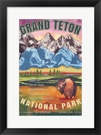 Framed Grand Teton National Park Print