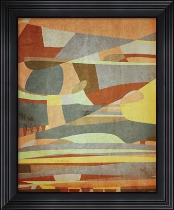 Framed Broken Sky Abstract Print