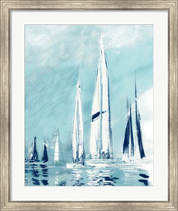 Framed Tall Fantasy Sails Print