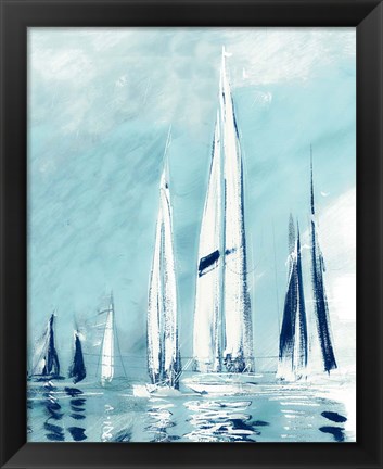 Framed Tall Fantasy Sails Print
