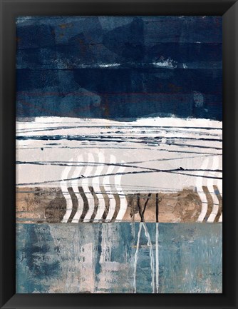 Framed Different Path&#39;s Of The Sea Abstract Print