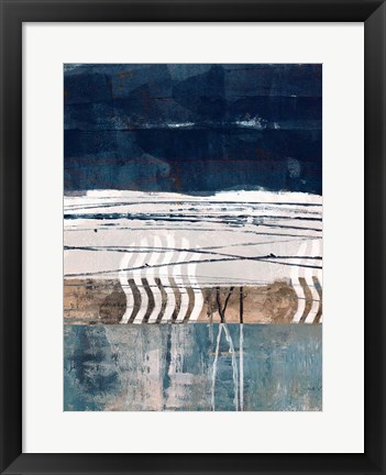 Framed Different Path&#39;s Of The Sea Abstract Print