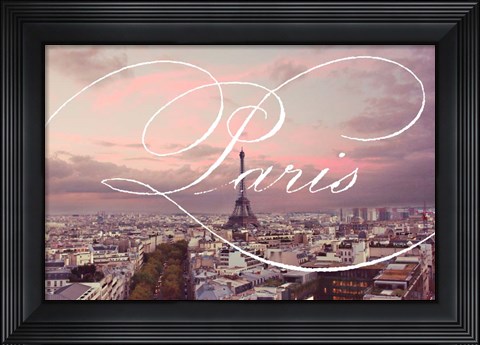 Framed Paris Views Print
