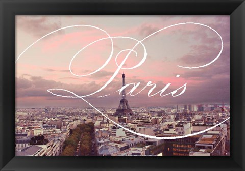 Framed Paris Views Print