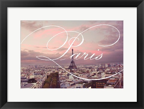 Framed Paris Views Print