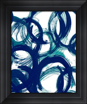 Framed Ocean Strokes Print