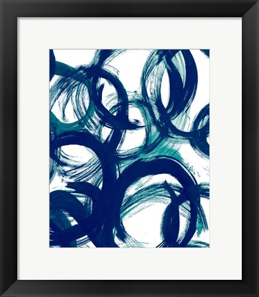 Framed Ocean Strokes Print