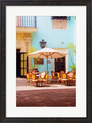 Framed Spanish Cafe Print