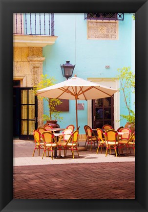 Framed Spanish Cafe Print