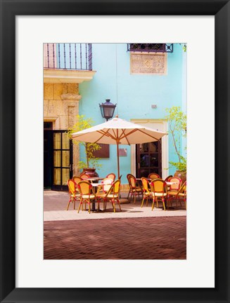 Framed Spanish Cafe Print