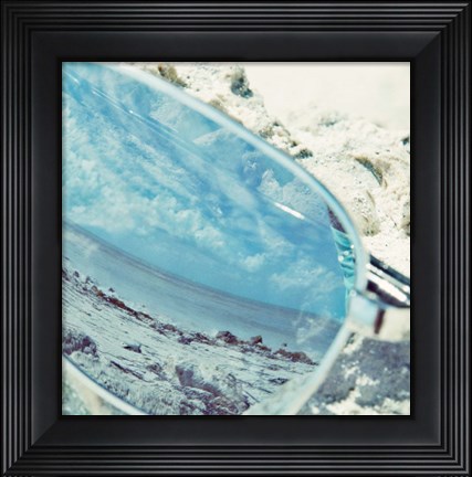 Framed By The Beach Print