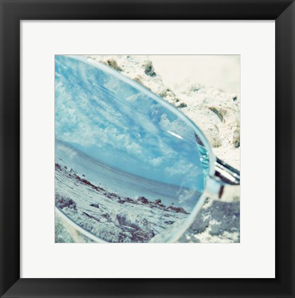 Framed By The Beach Print