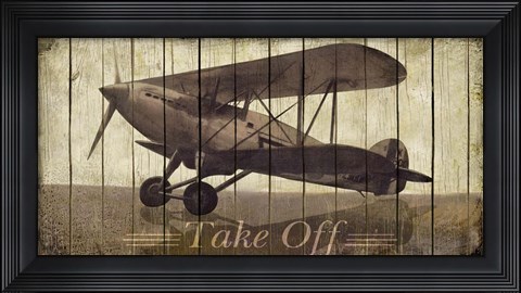 Framed Take Off Print